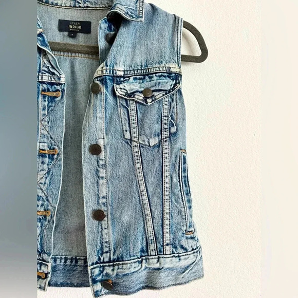 JCrew Indigo Denim Women’s Vest - Picture 3 of 5